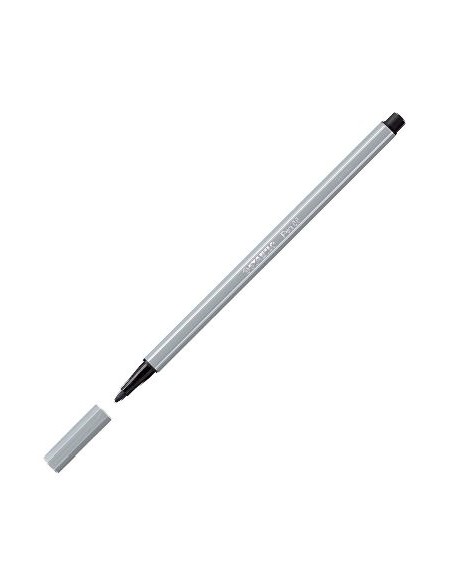 C 10 ROTULADOR STABILO PEN 68 GRIS MEDIO Nº95 PUNTA 10MM